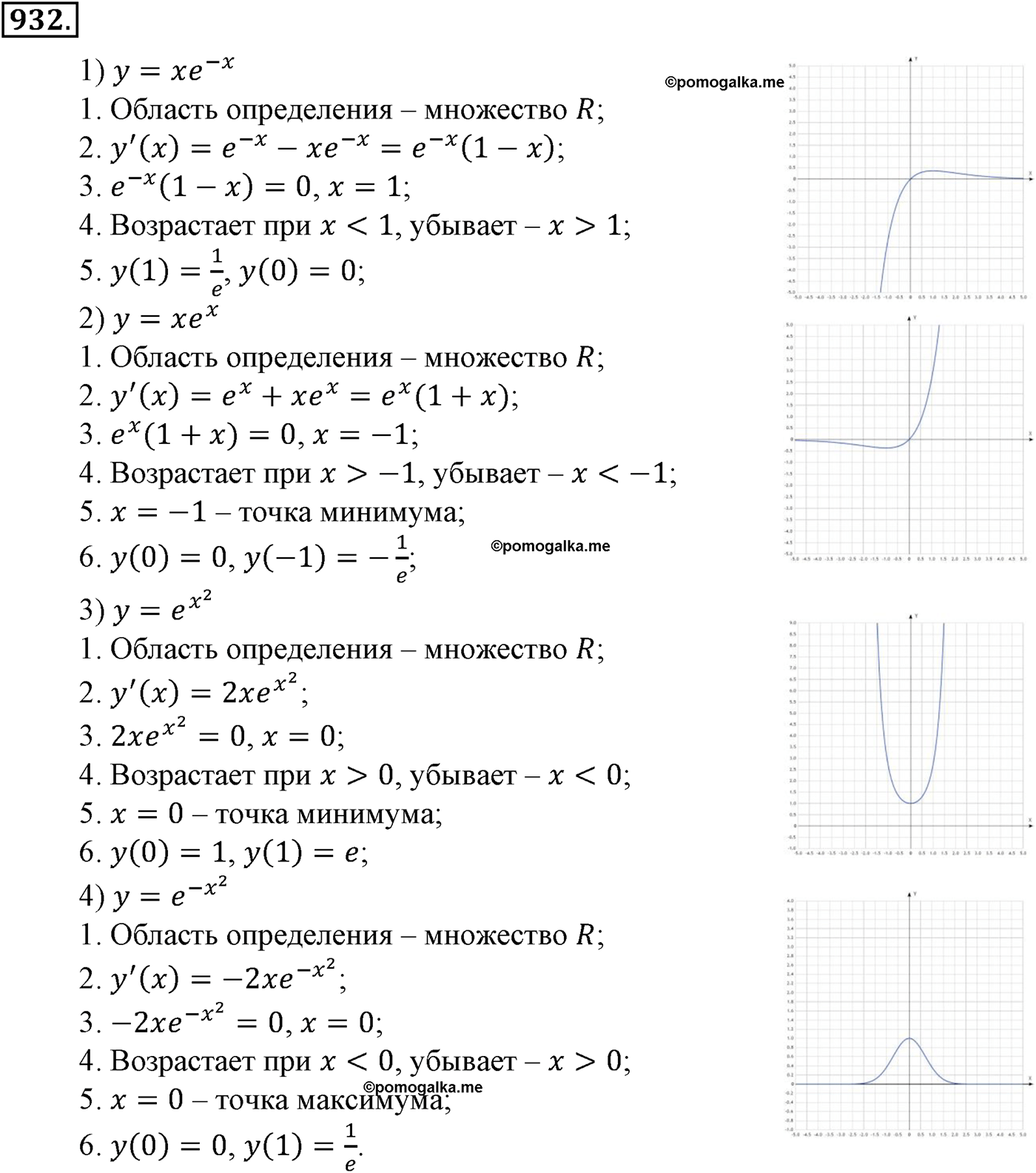 разбор задачи №932 по алгебре за 10-11 класс из учебника Алимова, Колягина