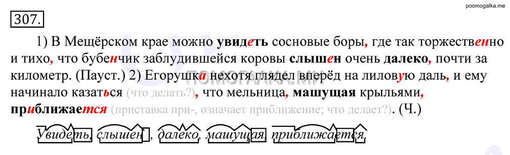 упражнение №307 русский язык 10-11 класс Грекова