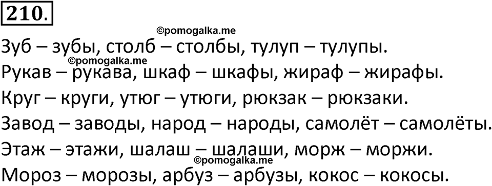 часть 1 страница 114 упражнение 210 русский язык 2 класс Климанова 2023 год