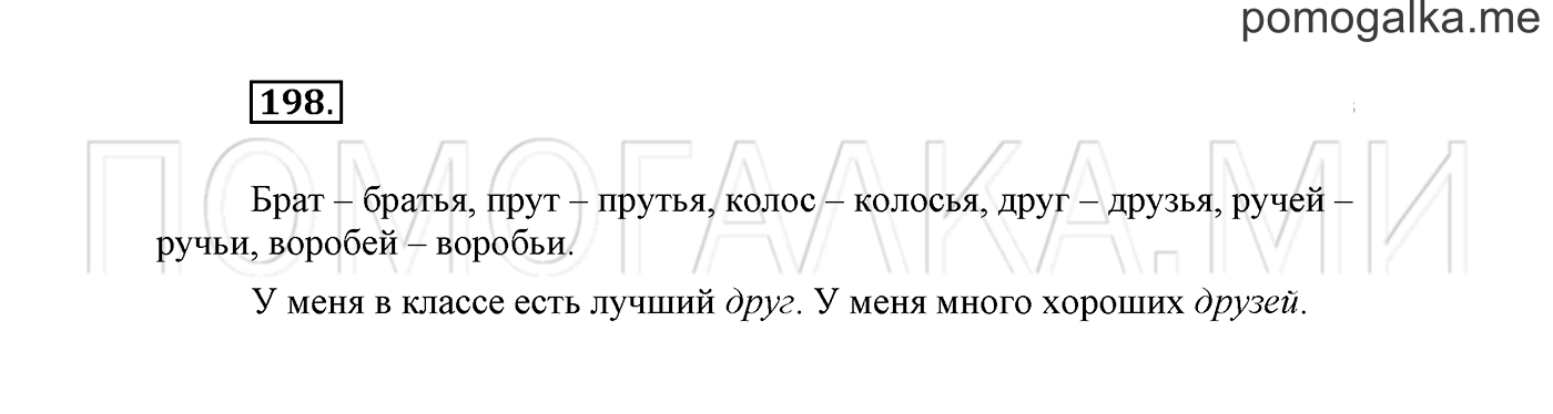 часть 1 страница 131 упражнение 198 русский язык 2 класс Климанова 2012 год