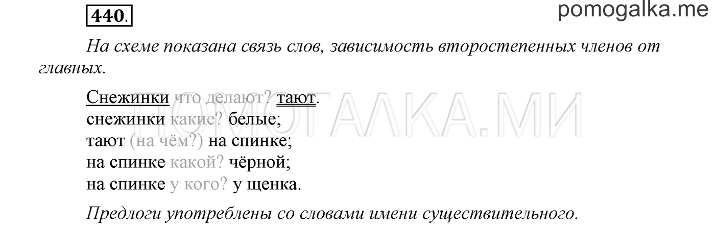 страница 45 упражнение 440 русский язык 3 класс соловейчик 2 часть 2019 год