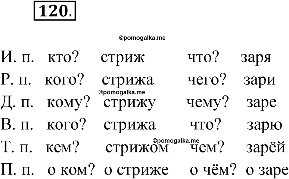 часть 1 упражнение 120 русский язык 4 класс Канакина рабочая тетрадь 2023 год