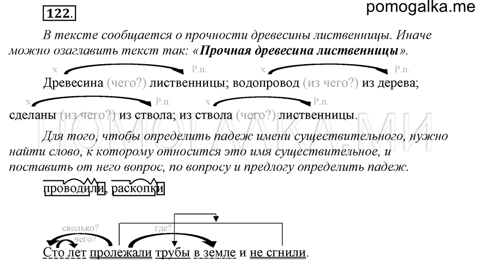 часть 1 страница 68 упражнение №122 русский язык 4 класс Рамзаева 2019