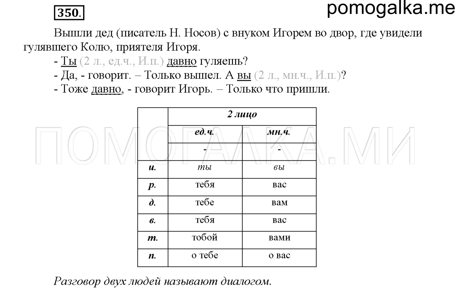 часть 2 страница 15 упражнение 350 русский язык 4 класс Соловейчик 2018