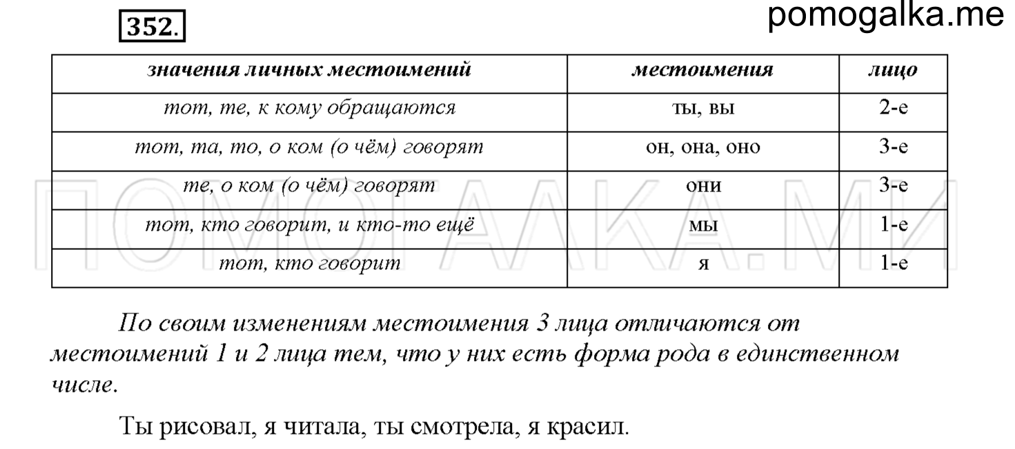часть 2 страница 16 упражнение 352 русский язык 4 класс Соловейчик 2018