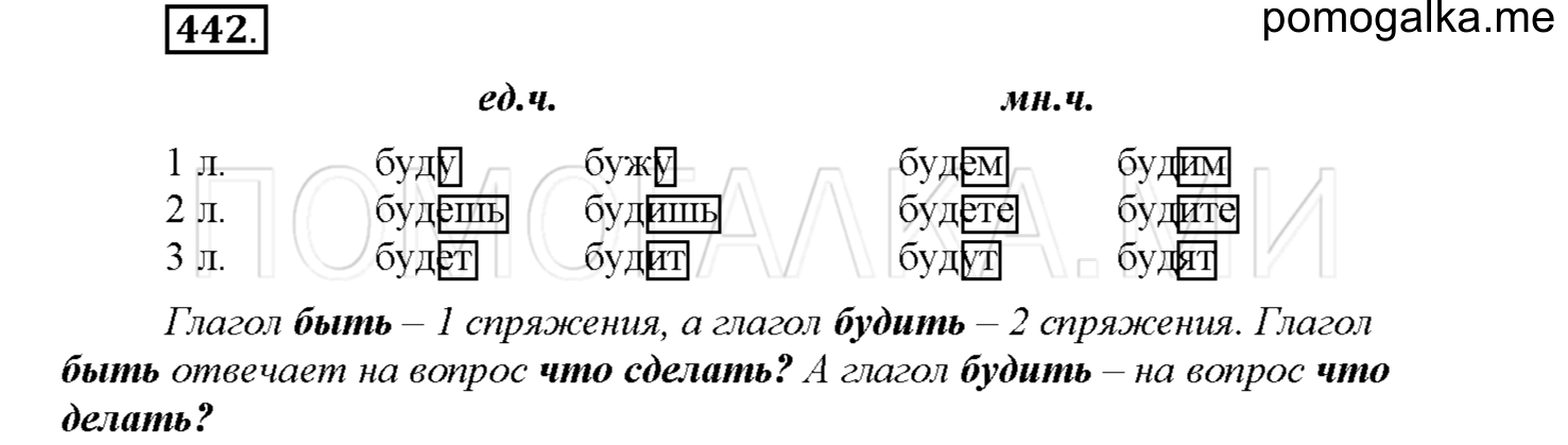 часть 2 страница 49 упражнение 442 русский язык 4 класс Соловейчик 2018