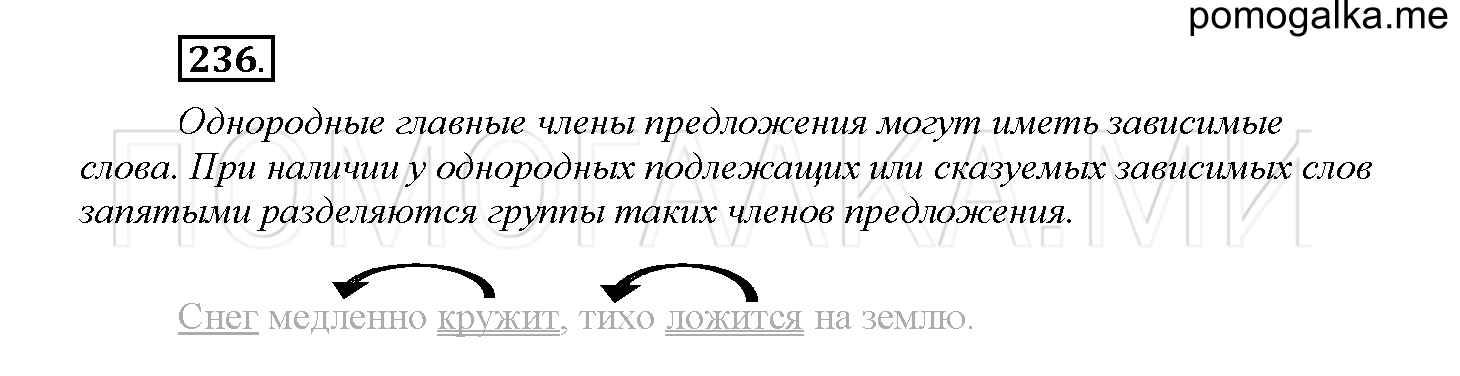 Часть 1 страница 104 Упражнение 236 русский язык 4 класс Желтовская 2013 год
