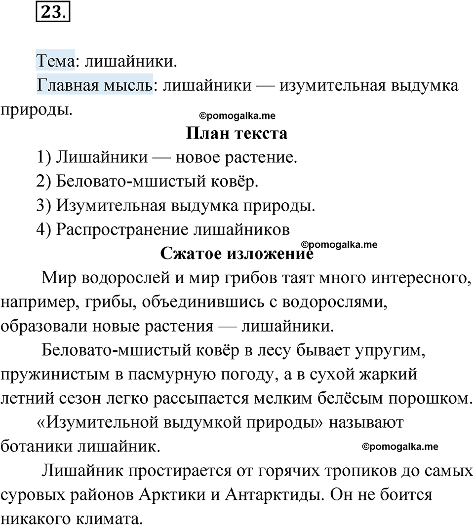 страница 19 упражнение 23 русский язык 5 класс Бондаренко рабочая тетрадь 1 часть 2024 год