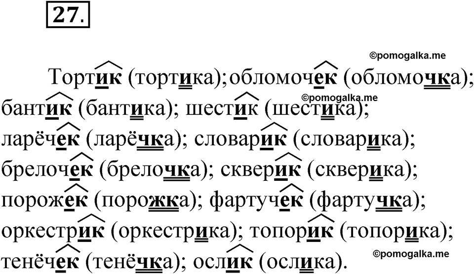 страница 19 упражнение 27 русский язык 5 класс Бондаренко рабочая тетрадь 2 часть 2024 год