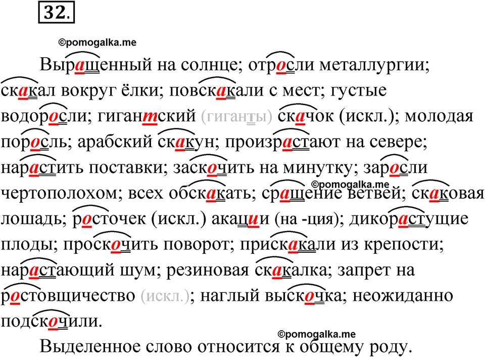 страница 21 упражнение 32 русский язык 5 класс Бондаренко рабочая тетрадь 2 часть 2024 год