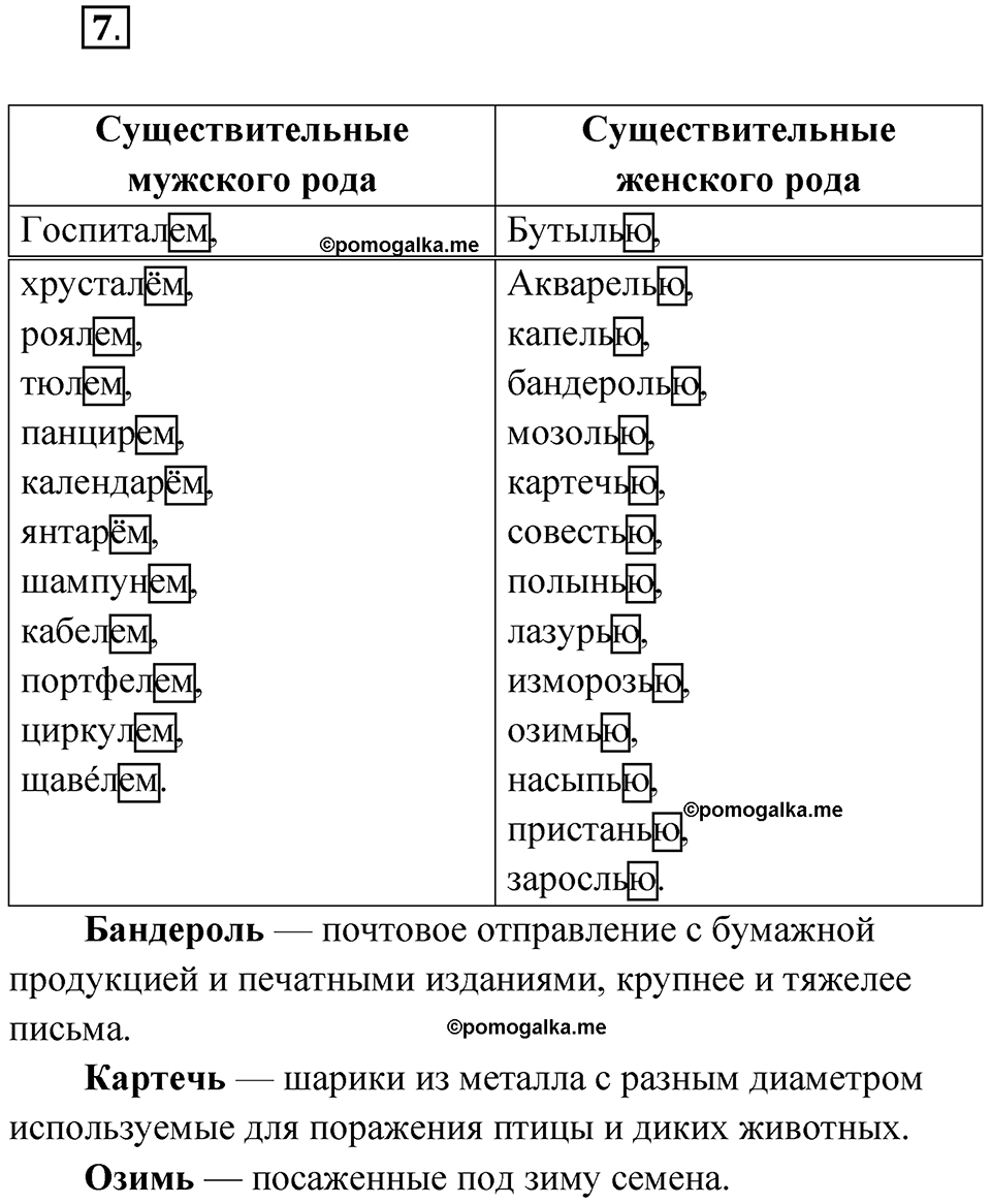 страница 7 упражнение 7 русский язык 5 класс Бондаренко рабочая тетрадь 2 часть 2024 год