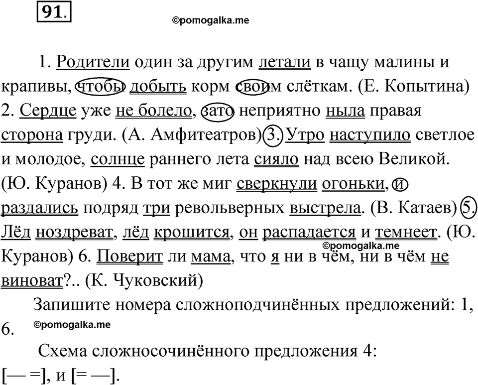 страница 59 упражнение 91 русский язык 5 класс Бондаренко рабочая тетрадь 2 часть 2024 год