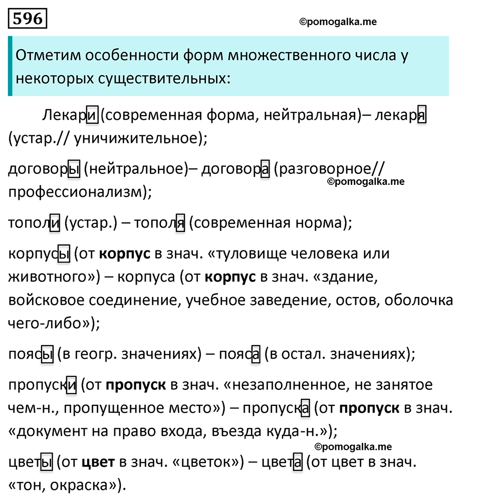 упражнение 596 русский язык 5 класс Ладыженская, Баранов, Тростенцова, Григорян 2020 год