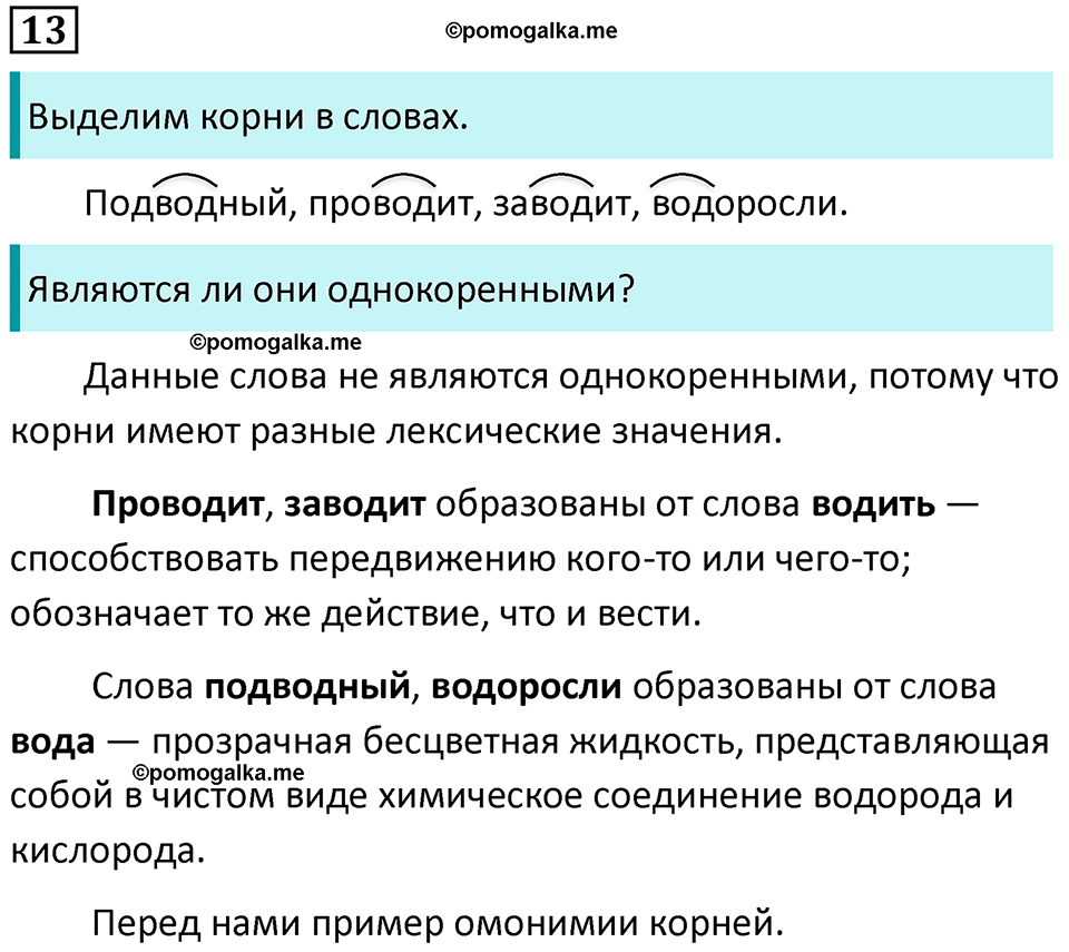 упражнение 13 русский язык 5 класс Ладыженская, Баранов 2023 год