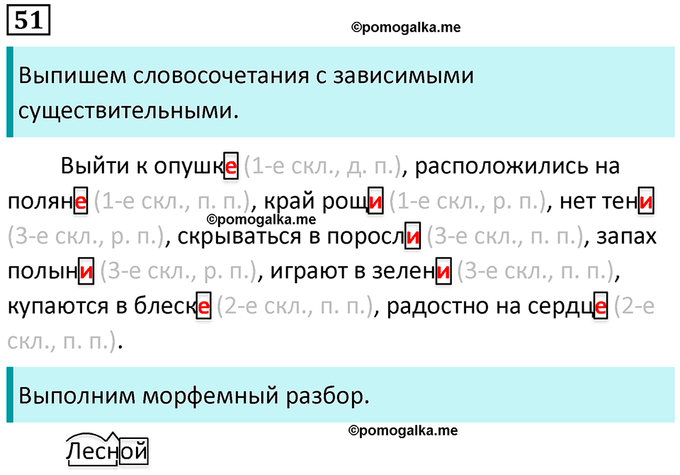 упражнение 51 русский язык 5 класс Ладыженская, Баранов 2023 год