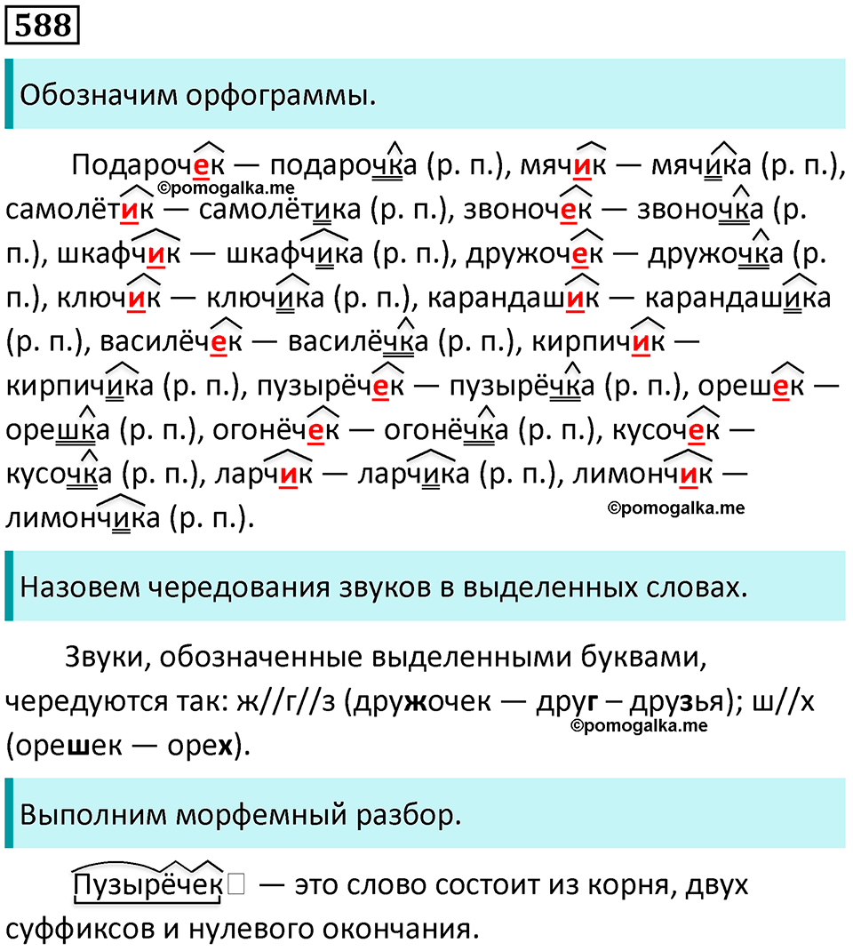 упражнение 588 русский язык 5 класс Ладыженская, Баранов 2023 год