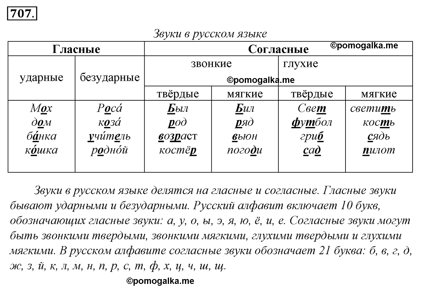 номер 707 русский язык 5 класс Ладыженская, Баранов, Тростенцова 2012 год
