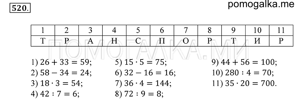страница 143 номер 520 математика 5 класс Зубарева, Мордкович 2013 год