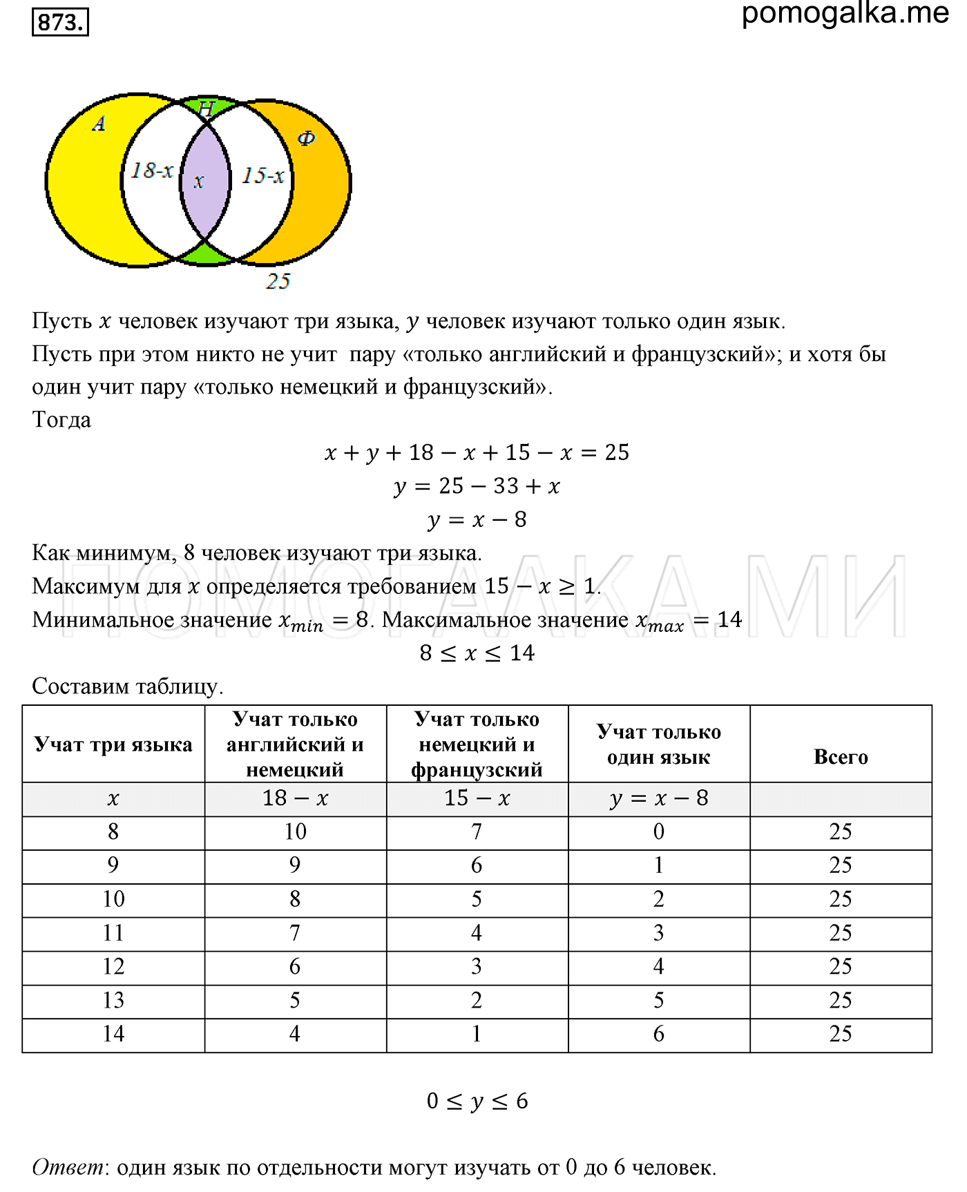 задача №873 математика 6 класс Виленкин Часть 1