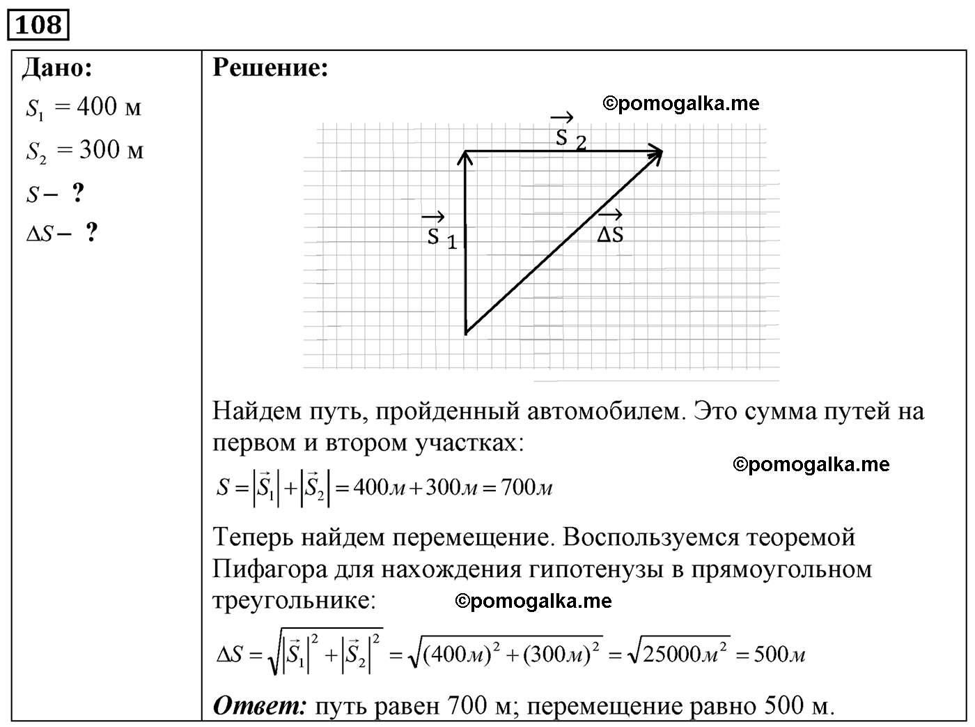 номер №108 физика 7 8 9 класс Лукашик сборник задач