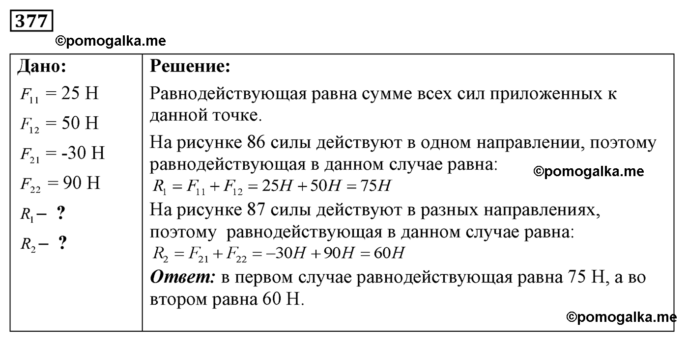 номер №377 физика 7 8 9 класс Лукашик сборник задач