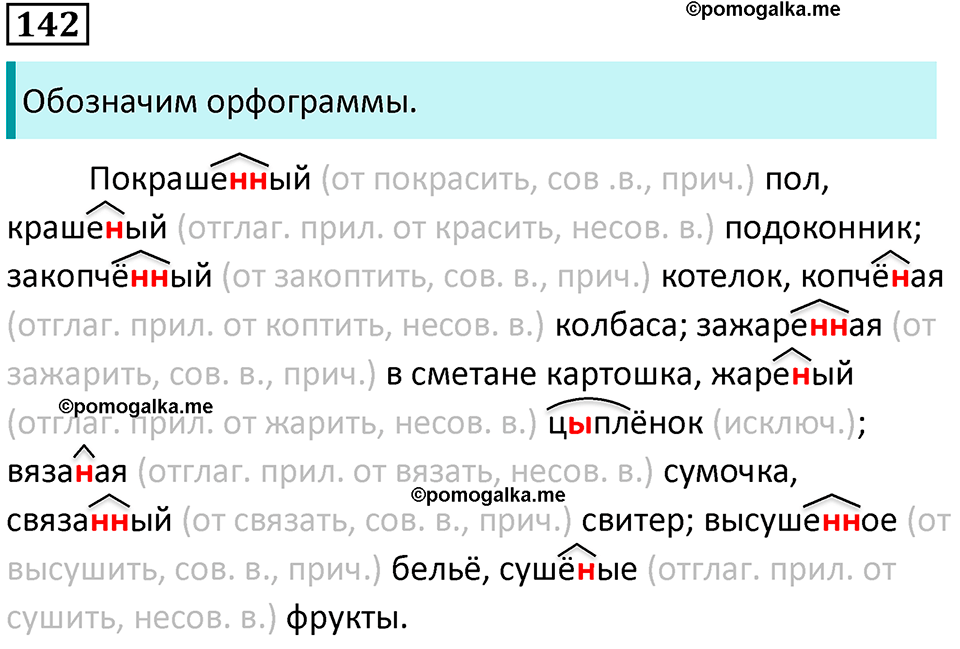 страница 77 упражнение 142 русский язык 7 класс Баранов, Ладыженская 2021-2022 год