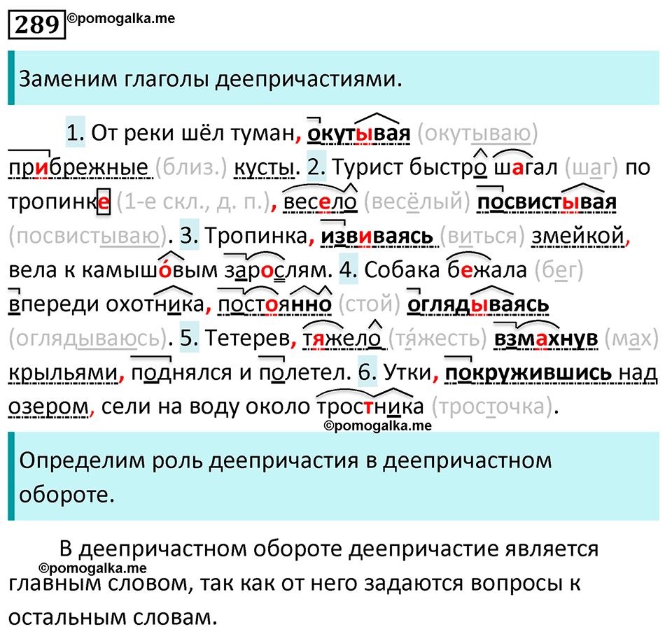 страница 168 упражнение 289 русский язык 7 класс Баранов, Ладыженская 2023 год