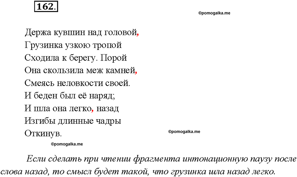 страница 81 упражнение 162 русский язык 7 класс Рыбченкова 2015 год