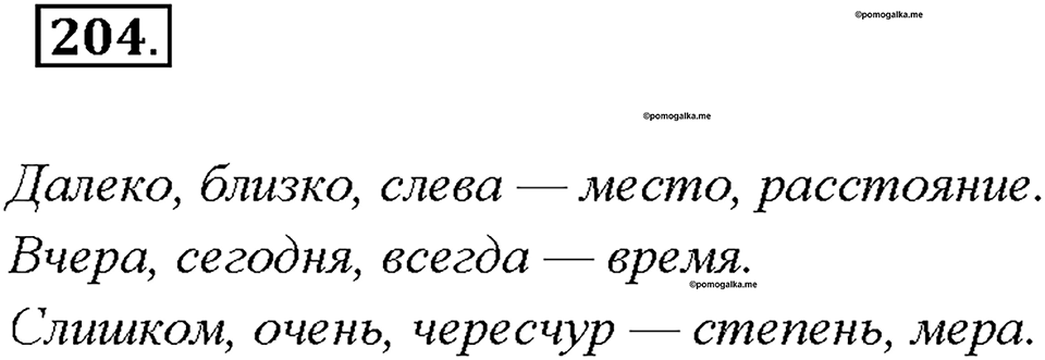 страница 110 упражнение 204 русский язык 7 класс Рыбченкова 2015 год