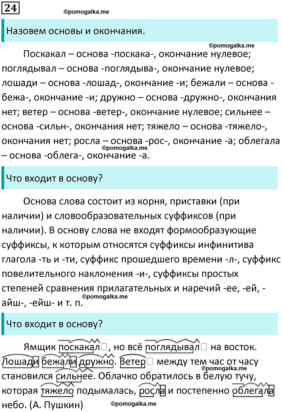 разбор упражнения №24 русский язык 8 класс Бархударов 2023 год