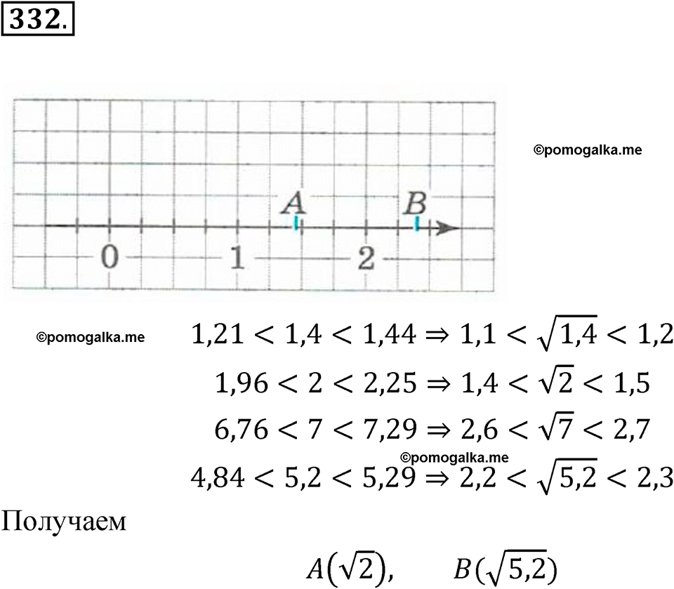 страница 79 номер 332 алгебра 8 класс Макарычев 2023 год