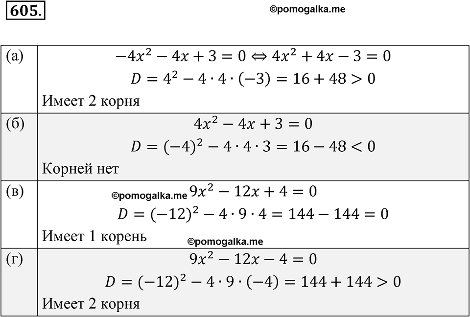 страница 140 номер 605 алгебра 8 класс Макарычев 2023 год