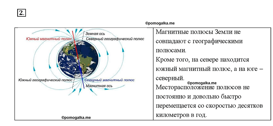 §61. Магнитное поле Земли. Вопрос №2 физика 8 класс Пёрышкин