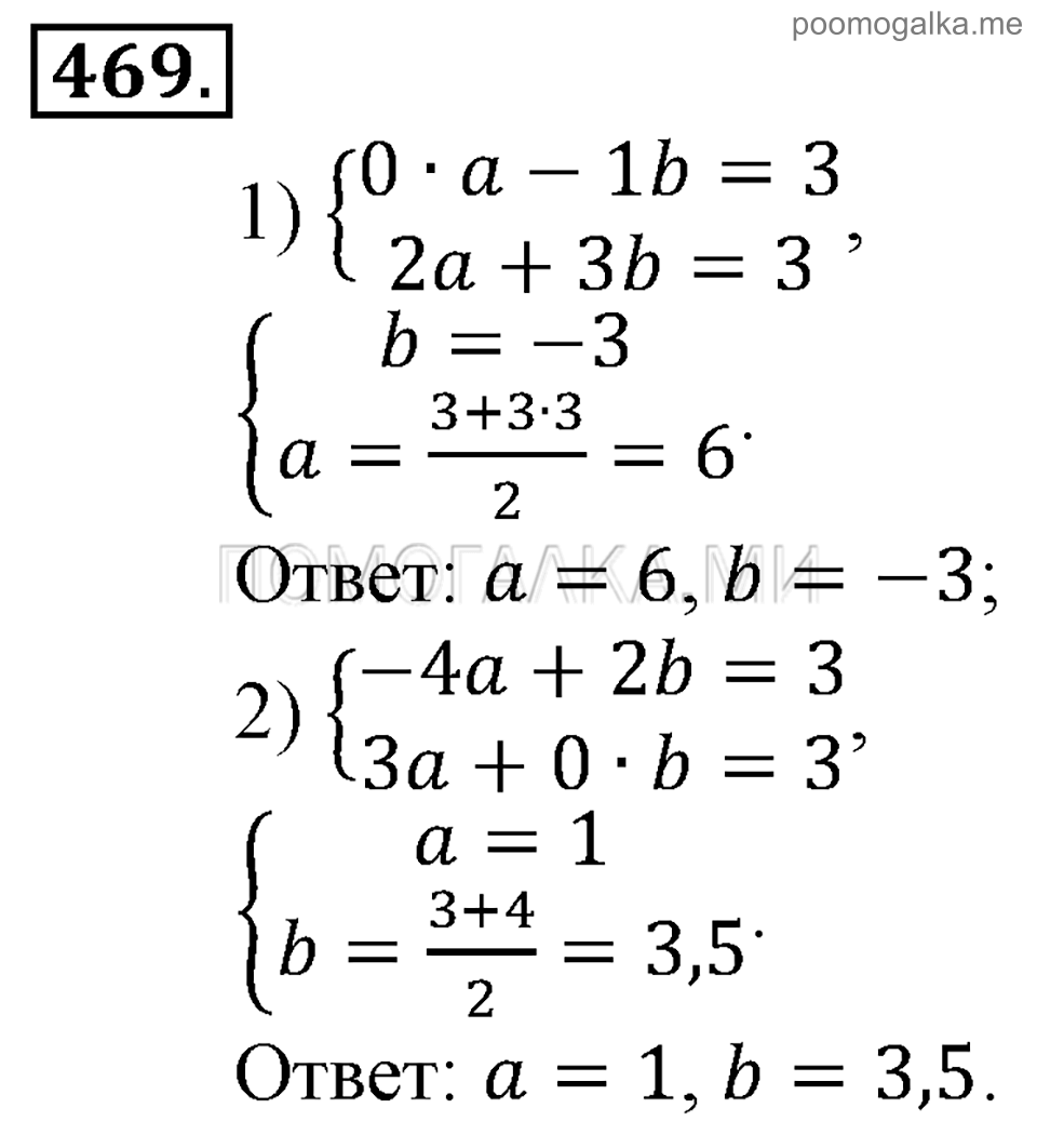страница 186 номер 469 алгебра 9 класс Алимов 2013 год