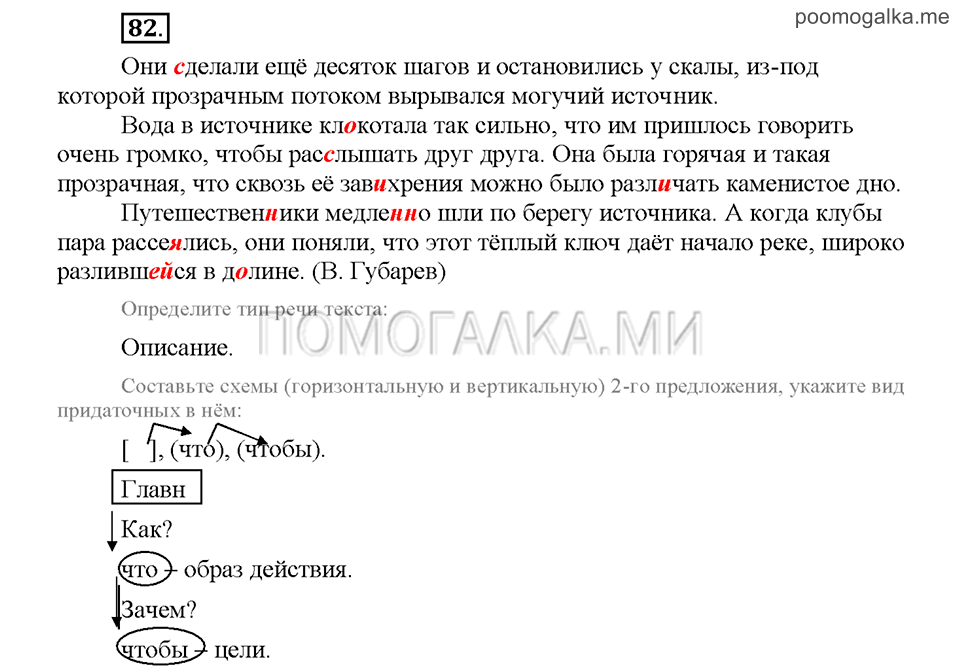 Упражнение №82 русский язык 9 класс рабочая тетрадь Богданова