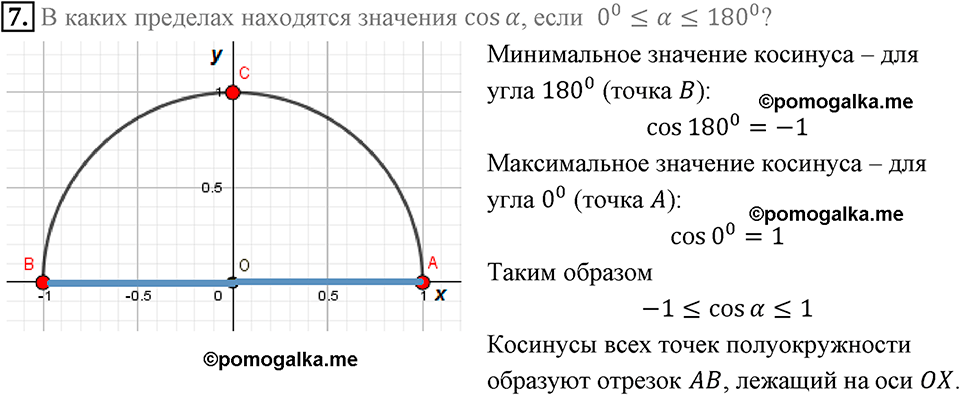 Вопросы к параграфу §1 Номер 7 геометрия 9 класс Мерзляк